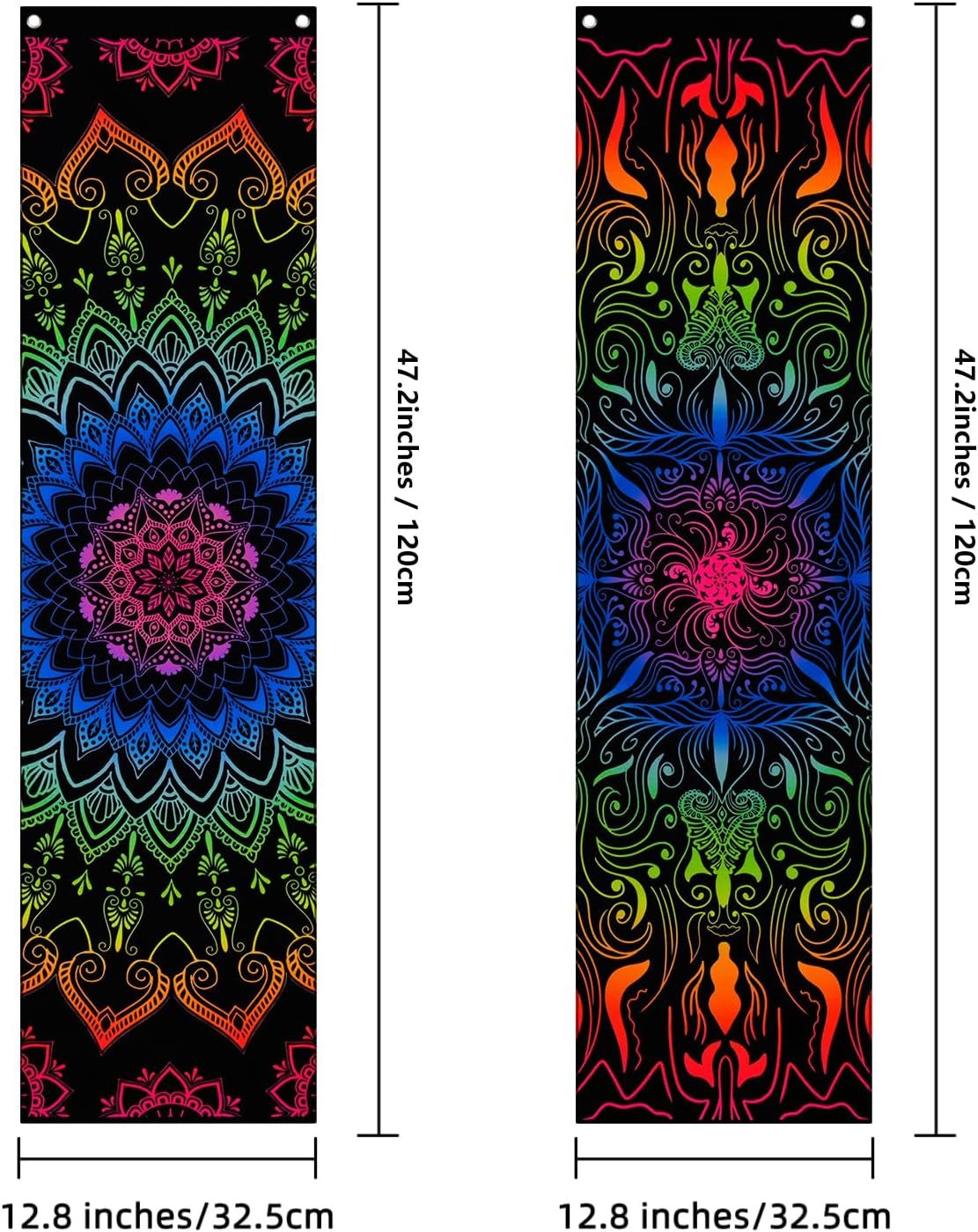 Tapisserie Alishomtll Pack Mandala Reaktiv Bohemien Vertikal Home - Accessoires und Dekorationen Naty Shop