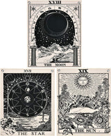 Gobelin Alishomtll Tarot-Set Sonne Mond Sterne Zuhause – Accessoires und Dekorationen Naty Shop