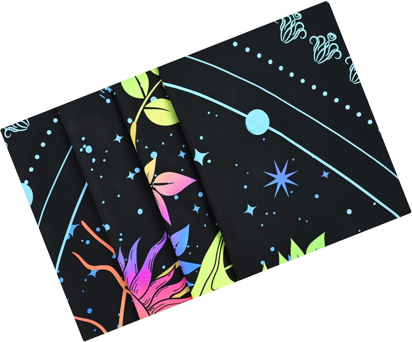 Tapisserie Alishomtll Baumleben fluoreszierende Sonne und Mond Zuhause – Accessoires und Dekorationen Naty Shop