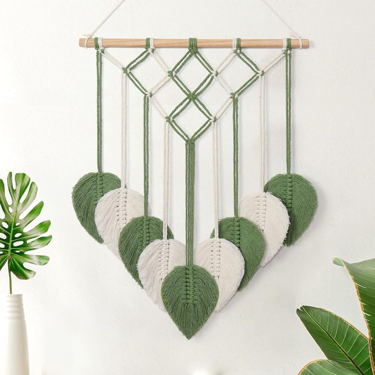 Gobelin Astnic Gobelin gewebt grüne Blätter Startseite - Accessoires und Dekorationen Naty Shop Greetings