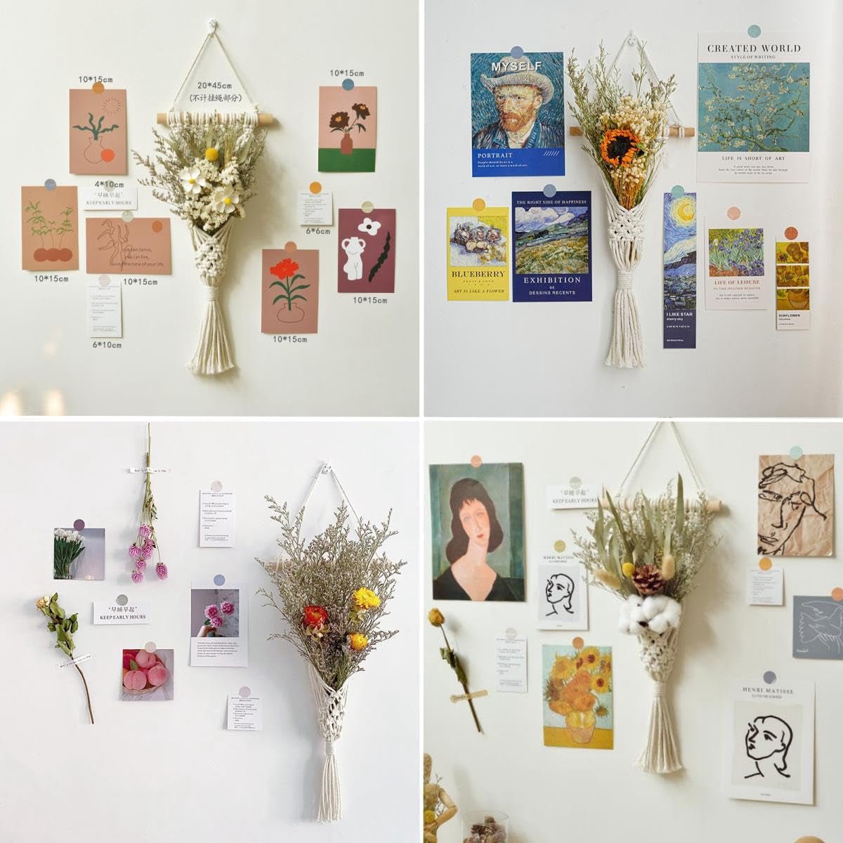 Gewebter Avoik-Wandteppich, 2 Stück, schicke Wanddekoration für zu Hause Zuhause – Accessoires und Dekorationen Naty Shop