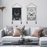 Gobelin Betylfoy Stücke kleine Wandteppiche Pailletten Sonne Mond Zuhause - Accessoires und Dekorationen Naty Shop