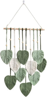 Gobelin Betylfoy Holzperlen grüne Blätter Startseite – Accessoires und Dekorationen Naty Shop Grüße