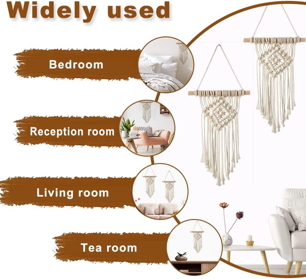 Gobelinstück zum Aufhängen, handgewebt, schickes Zuhause – Accessoires und Dekorationen Naty Shop