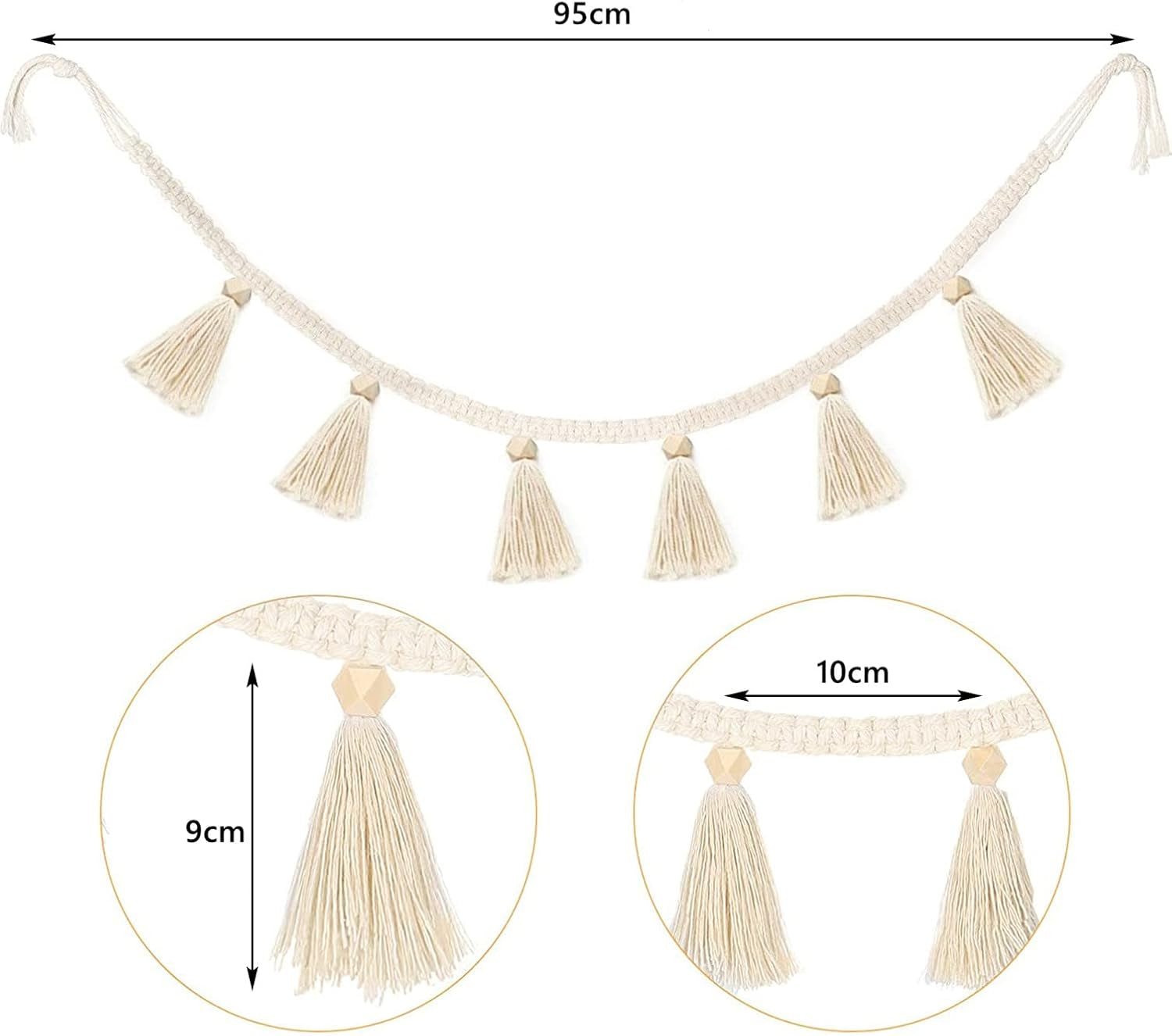 Gobelinstücke, Fransen, Girlanden, Banner, Baumwollstoffe, Zuhause – Accessoires und Dekorationen, Naty Shop