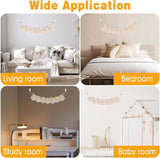 Tapisserie-Dekoration, handgefertigt, gewebte Fransen, LED-Girlande Zuhause – Accessoires und Dekorationen Naty Shop