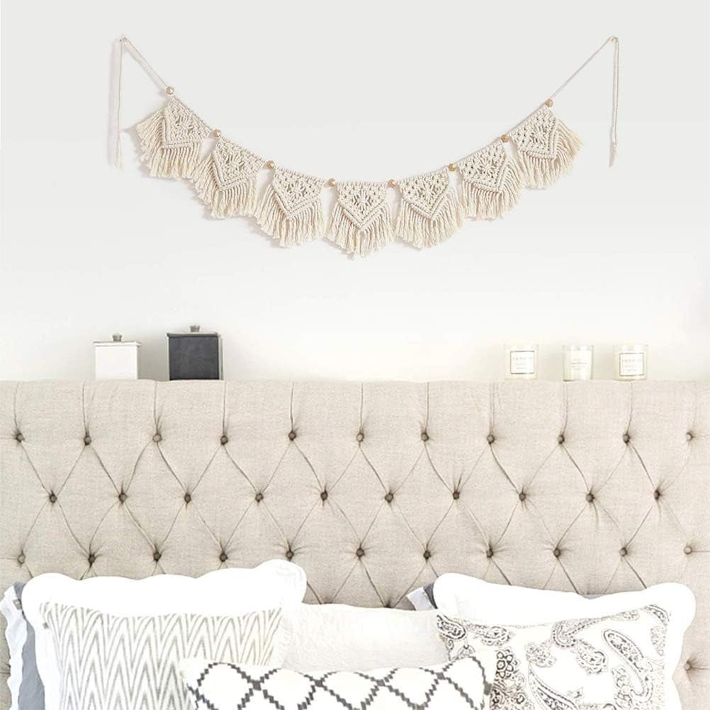 Gobelin mit Fransen, Girlande, Banner, Hochzeitsstoffe aus Baumwolle, Zuhause – Accessoires und Dekorationen, Naty Shop