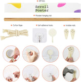 Wandteppich zum Aufhängen, Leinwand-Wandkunst, Malerei, japanische Schriftzeichen, Zuhause – Accessoires und Dekorationen, Naty Shop