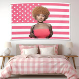 Tapisserie Eisgewürz Flagge rosa Flaggen Startseite – Accessoires und Dekorationen Naty Shop