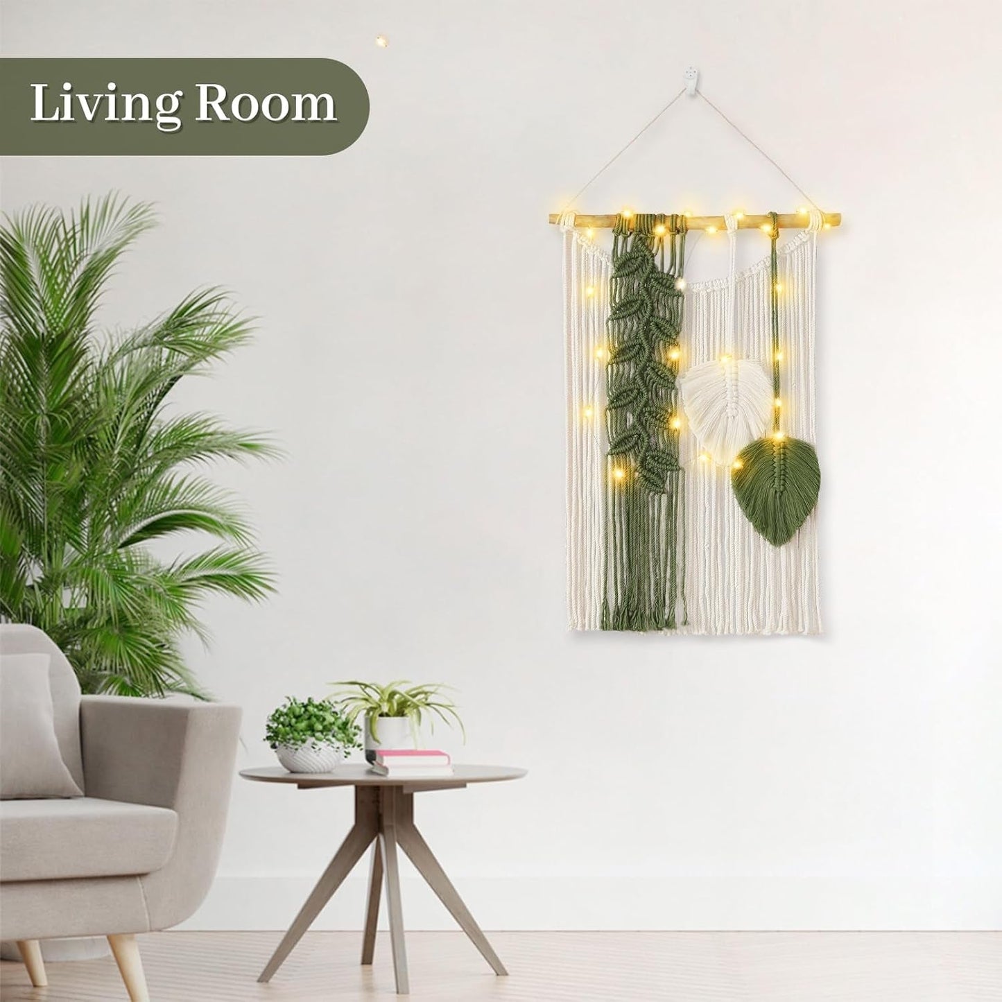 Ihonyi-Wandteppich, handgewebter Sic-Fransen-Wandteppich, Zuhause – Accessoires und Dekorationen, Naty Shop