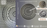 Gobelin Indien Strandtuch rund Mandala Hippiegroß indisch Zuhause - Accessoires und Dekorationen Naty Shop