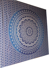 Indischer blauer Mandala-Wandteppich, ästhetische Raumdekoration, Zuhause – Accessoires und Dekorationen, Naty Shop