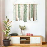 Gobelin Lomohoo große Deko grün ästhetisch gewebt Home - Accessoires und Dekorationen Naty Shop