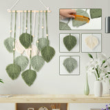 Fensterdekoration im Gobelin-Stil, 40 cm, grün Zuhause – Accessoires und Dekorationen Naty Shop