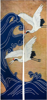 Gobelin im japanischen Stil, dicker Noren-Leinen-Vorhang, langer Vorhang, Zuhause – Accessoires und Dekorationen, Naty Shop, Standardtitel