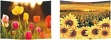 Wandteppich Ulticool Haus Strand Meer Palmeninsel Zuhause – Accessoires und Dekorationen Naty Shop Tulpen Sonnenblume