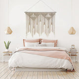 Beige gewebter Türteppich mit Quaste, Schlafzimmer, Balkon, Zuhause – Accessoires und Dekorationen, Naty Shop