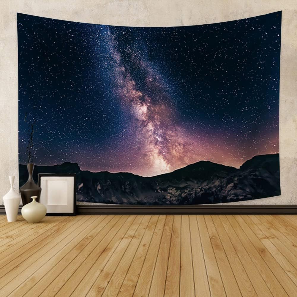 Wandteppich Yongfoto Sternenhimmel Nebel geheimnisvolle Sterne Startseite - Accessoires und Dekorationen Naty Shop