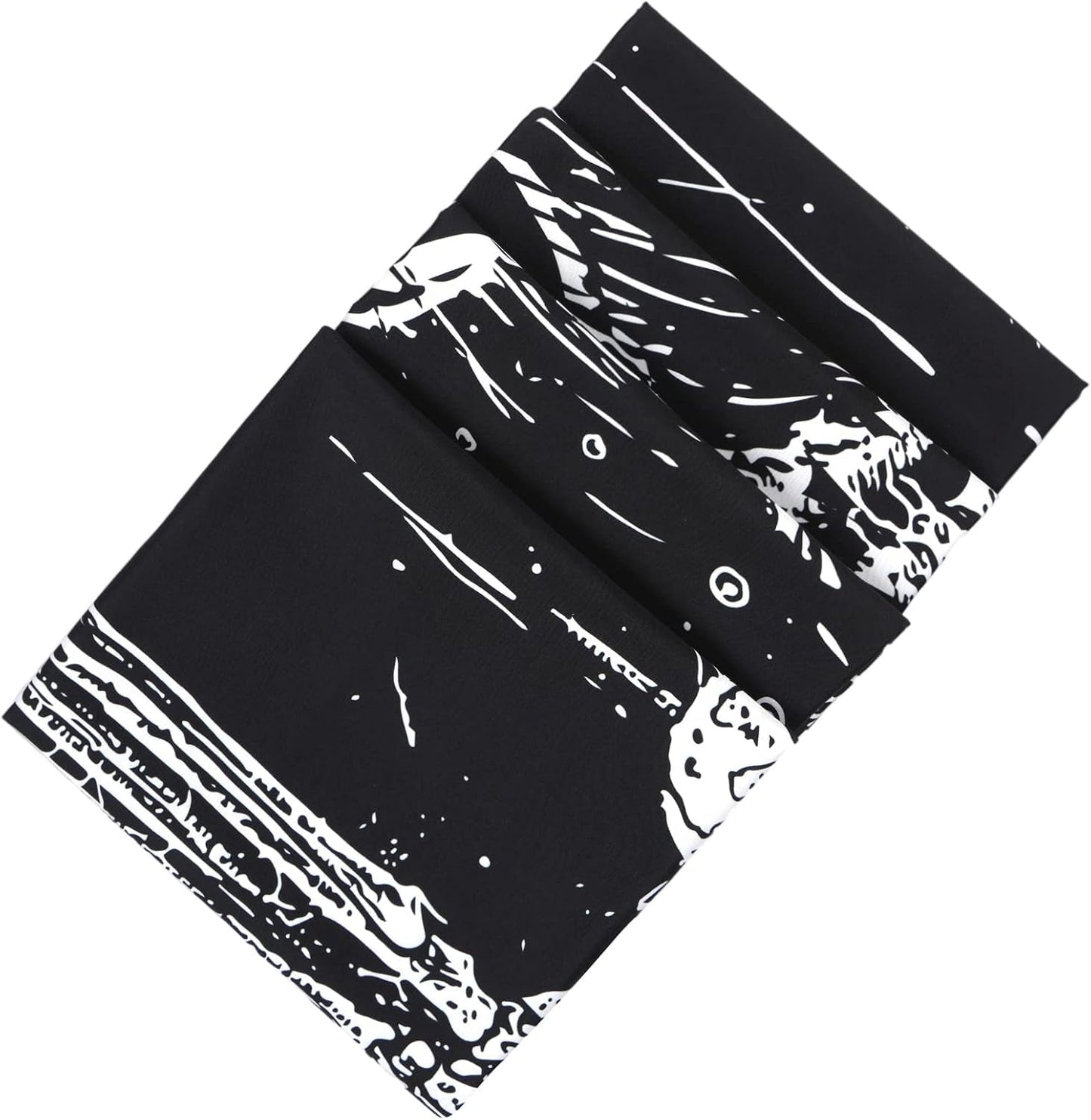 Tapisserie yrendenge menschlicher Totenkopf schwarz weiß Zuhause - Accessoires und Dekorationen Naty Shop