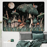 Wandteppich Yugarlibi Pilz Schwarzwaldschnecke hängend Zuhause - Accessoires und Dekorationen Naty Shop