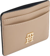 Tommy Hilfiger Damen-Kartenetui weiblich mit Logo, Beige (Coastal Taupe), Einheitsgröße Herrenbrieftasche Naty Shop