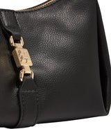 Tommy Hilfiger Damen Umhängetasche Damen Crossover Medium Bag, Schwarz (Schwarz), Einheitsgröße Damentaschen Naty Shop