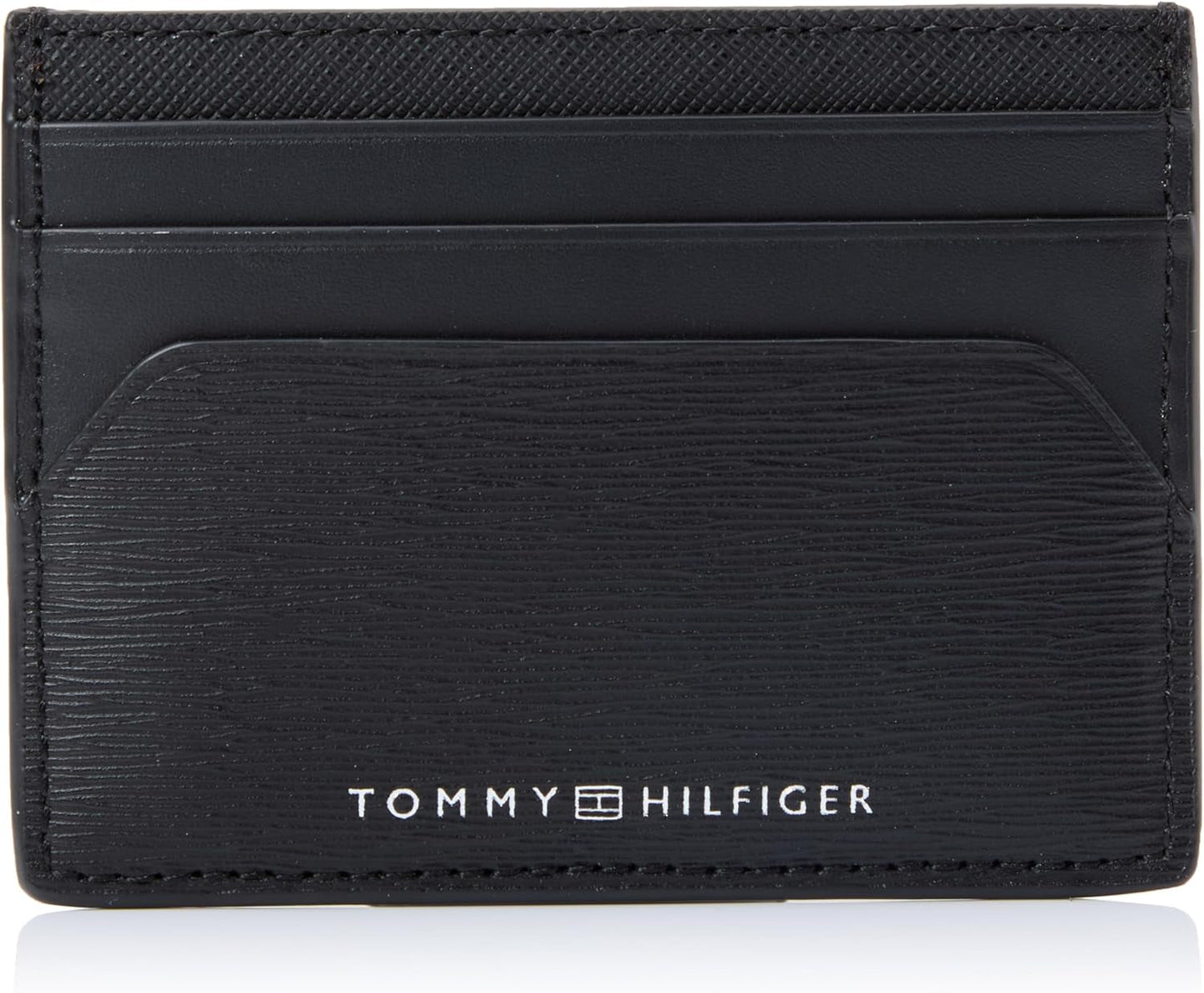 Tommy Hilfiger Men TH PLAQUE CC HOLDER, Schwarz, Einheitsgröße Herrenbrieftasche Naty Shop Default Title