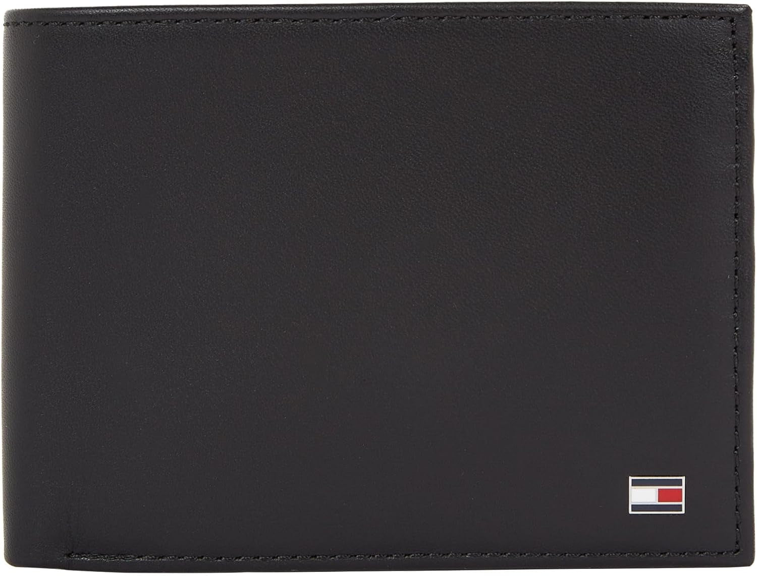 Tommy Hilfiger Herren-Eton-Geldbörse mit Münzfach, Herren-Geldbörse, Naty Shop, Schwarz