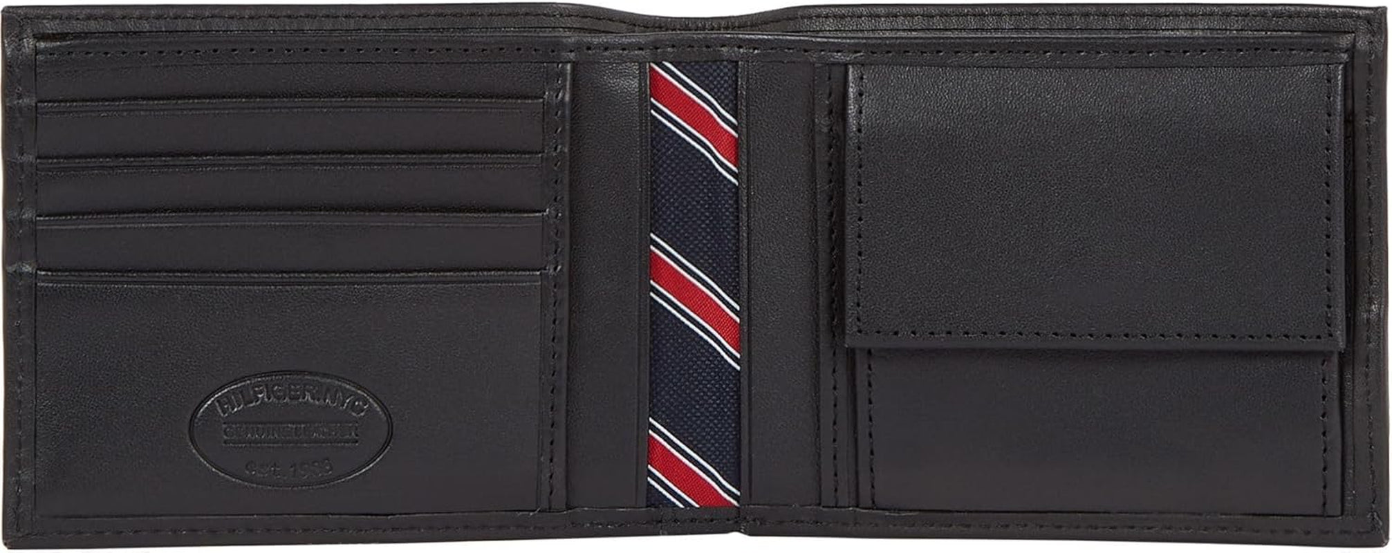Tommy Hilfiger Herren-Eton-Geldbörse mit Münzfach, Herren-Geldbörse, Naty Shop
