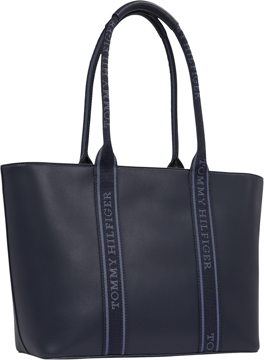 Tommy Hilfiger Th Logotape Tote Aw0aw17198 Tragetasche Damen Taschen Naty Shop