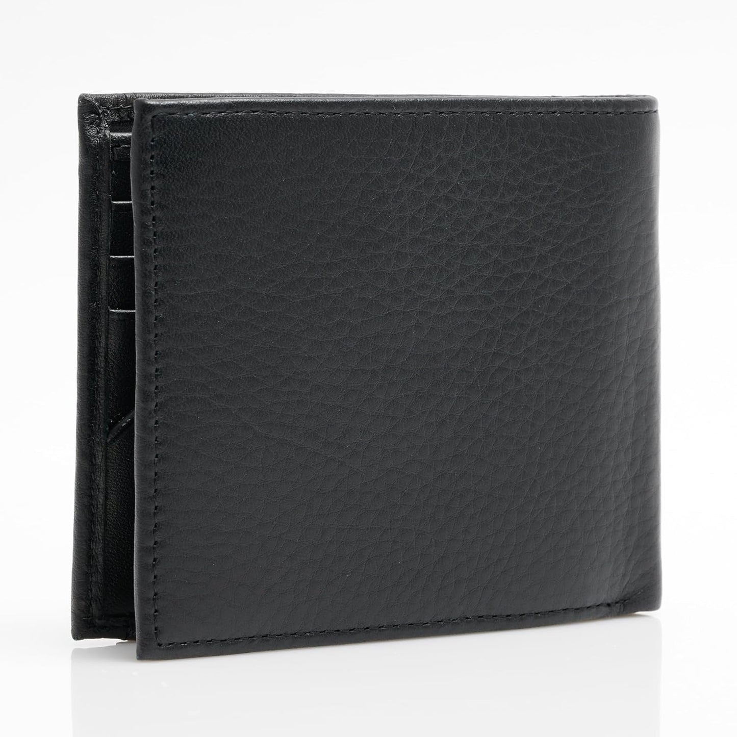 Tommy Hilfiger TH PREMIUM LEATHER EXTRA CC COIN Herren-Doppel-Geldbörse Schwarz OS Herren-Geldbörse Naty Shop