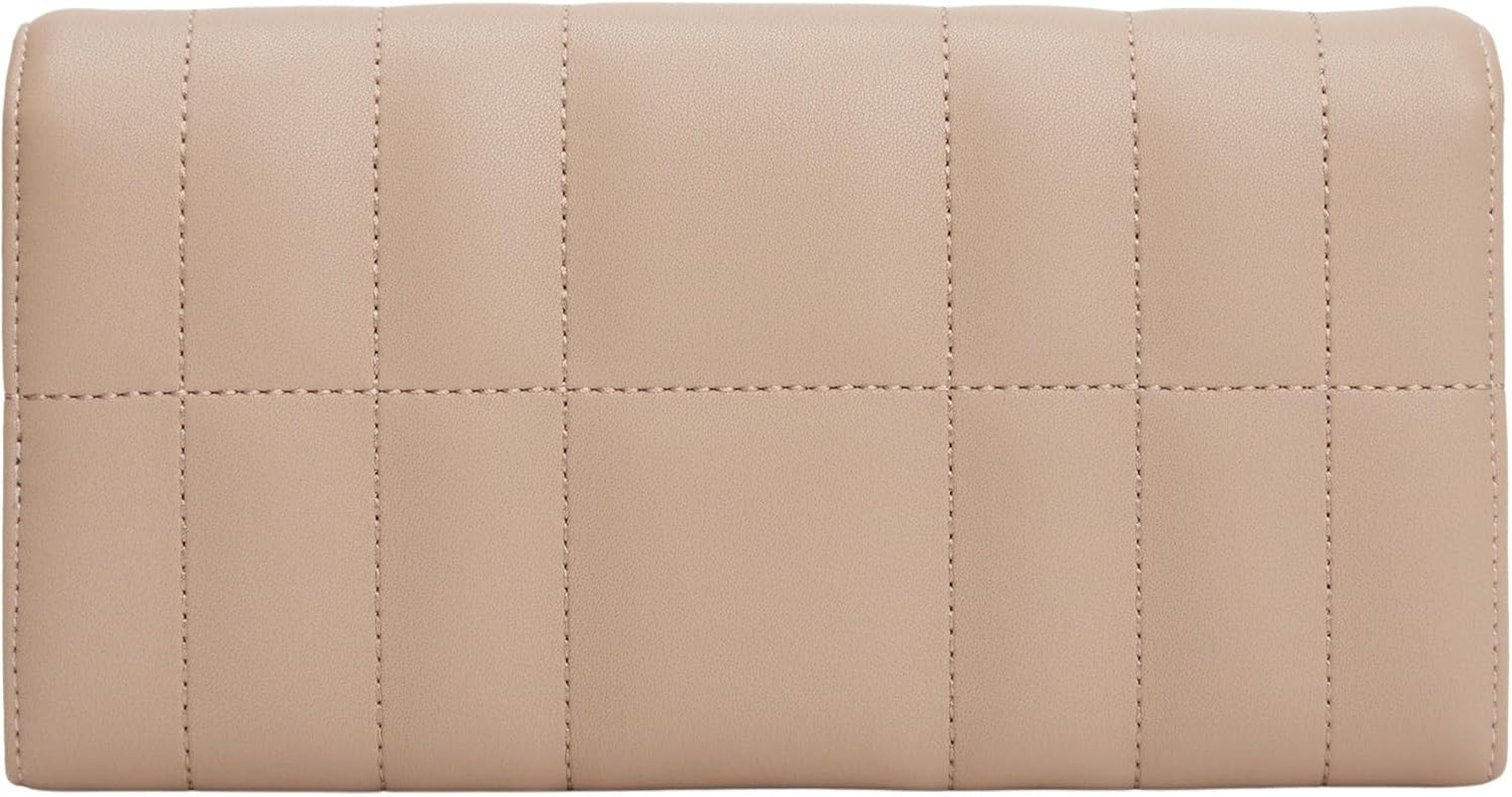 Tommy Hilfiger Damen-Geldbörse Feminine Flap Large, Beige (Coastal Taupe), Einheitsgröße Damen-Geldbörse Naty Shop