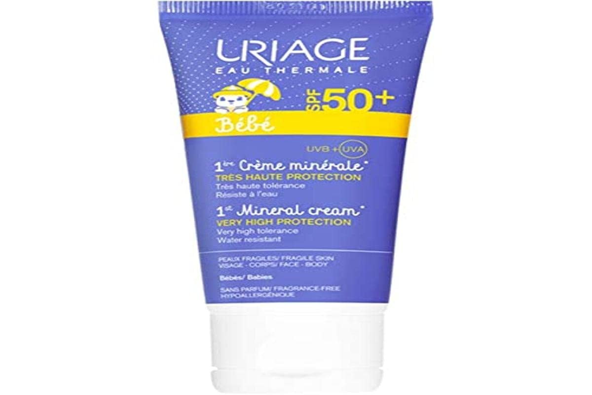 Uriage Baby Mineral Cream SPF50+ Sonnenschutz, 50 ml Kinder – Bade- und Hautpflege Naty Shop 50 ml (1 Packung)