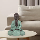 Zen Arôme SBM5 Zen Bodhi Statue, grün/braun, 20 cm hoch Statuetten und Skulpturen Naty Shop