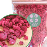 Gefriergetrocknete Himbeeren Bruchstücke | XL 300g Gefriergetrocknete Trockenfrüchte | Getrocknete Himbeeren Glutenfreie gefriergetrocknete Früchte | Gefriergetrocknete Früchte | Gefriergetrocknete Himbeeren Naty Shop dehydrierte Produkte 300G